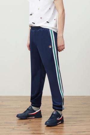 FILA Desmond Track Pants White,Mens Clothing | CA.NDVYCH926